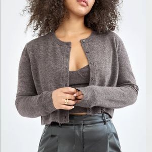 Aritzia Wilfred Sicily Cardigan and Sicily Top